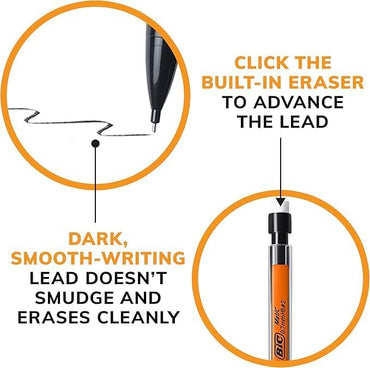 Xtra Smooth Mechanical Pencil with 0.7 Mm Medium Point, Refillable and Retractable, 40-Count Pack