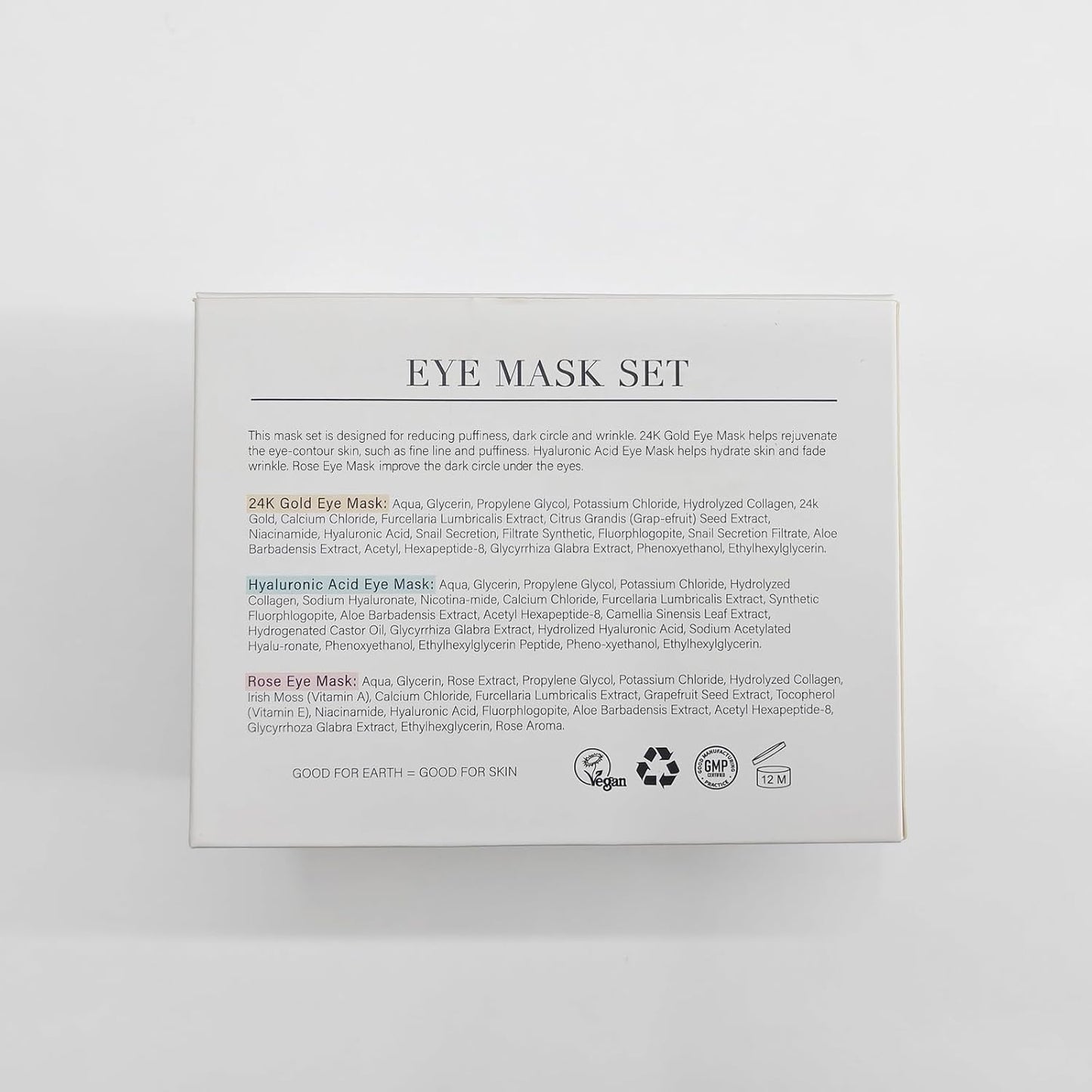 Under Eye Patches Gold and Hyaluronic Acid for Puffy Eyes,Rose Eye Masks for Dark Circles and Puffiness Skin Care Smooth Wrinkles Products 30 Pairs