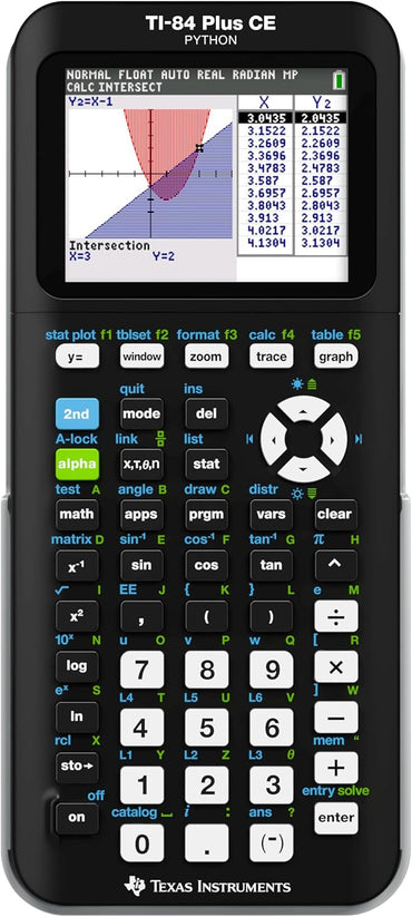 TI-84 plus CE Color Graphing Calculator, Black