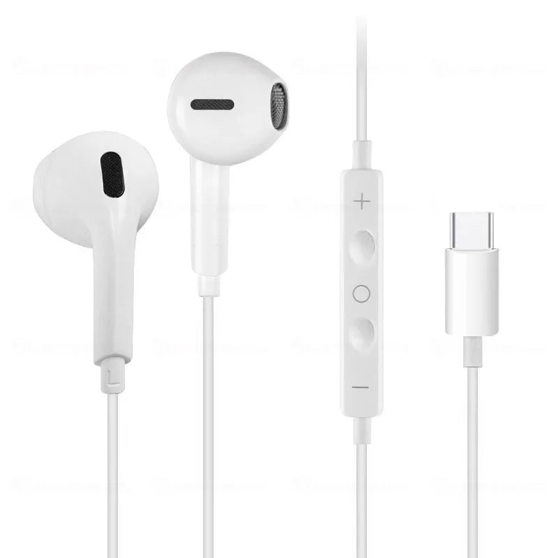 Wired Headphones for Samsung Galaxy S24 S23 S21 S22 S20 plus Type USB C 3.5Mm Jack Earphones A54 A34 A53 Note 20 10 Accessories