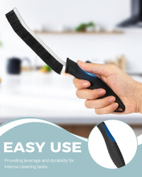 Crevice Cleaning Brush - Grout Scrub Brush, House Cleaning Supplies, Gap Cleaning Tools, Home Essentials, Gifts for Women Men, Hard Bristle Crevice Cleaner Brush for Household Use, Bathroom