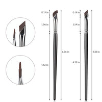 Eyeliner Brushes Set, Fine Angled Eyeliner Eyebrow Concealer Brushes, Upgraded Sickle Ultra Thin Slanted Flat Angle for Beauty Cosmetic Tool(3 Pieces)
