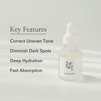 Glow Deep Serum Rice Alpha-Arbutin for Uneven Dull Skin Tone, Daily Korean Skin Care for Men and Women 30Ml, 1 Fl.Oz