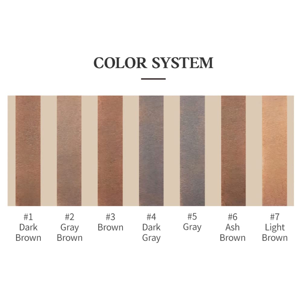 Drawing Eye Brow, Eyebrow Pencil, Microblading, Long Lasting, Soft Textured Natural Daily Look, Korean Makeup, Beauty, Brown (0.008 Ounce)