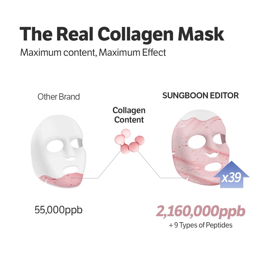 Deep Collagen Overnight Mask 37Gx4Ea | Original Hydrating Collagen Face Mask | Real Collagen 2,160,000PPB for Elasticity |Tiktok Trend Items Korean Skin Care