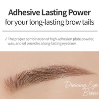 Drawing Eye Brow, Eyebrow Pencil, Microblading, Long Lasting, Soft Textured Natural Daily Look, Korean Makeup, Beauty, Brown (0.008 Ounce)