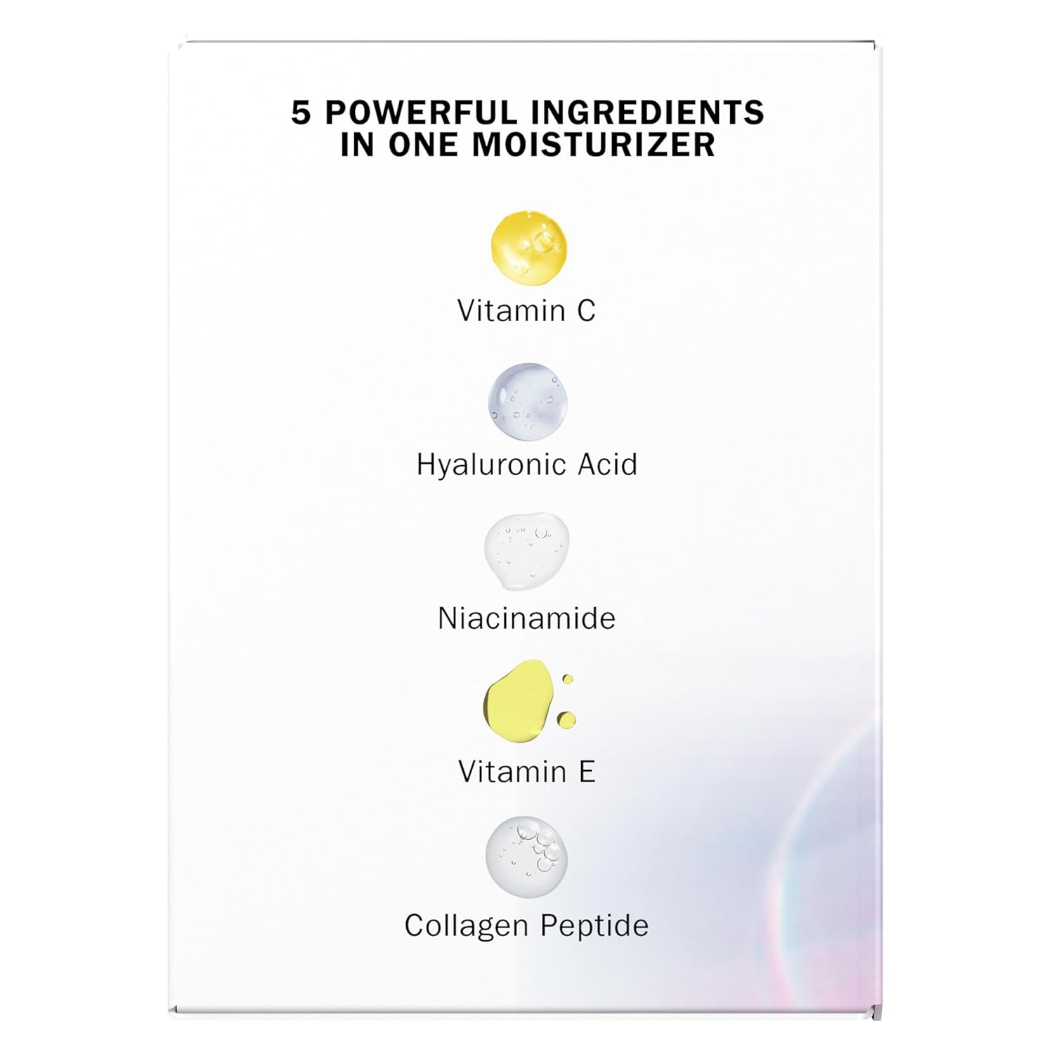 Super Cream with Sunscreen SPF 30, Lightweight Face Moisturizer with Sun Protection, 5-In-1 Skin Care Benefits - Hydrating, Brightening, Firming - Niacinamide, Vitamin C, Collagen Peptide, 1.7 Oz