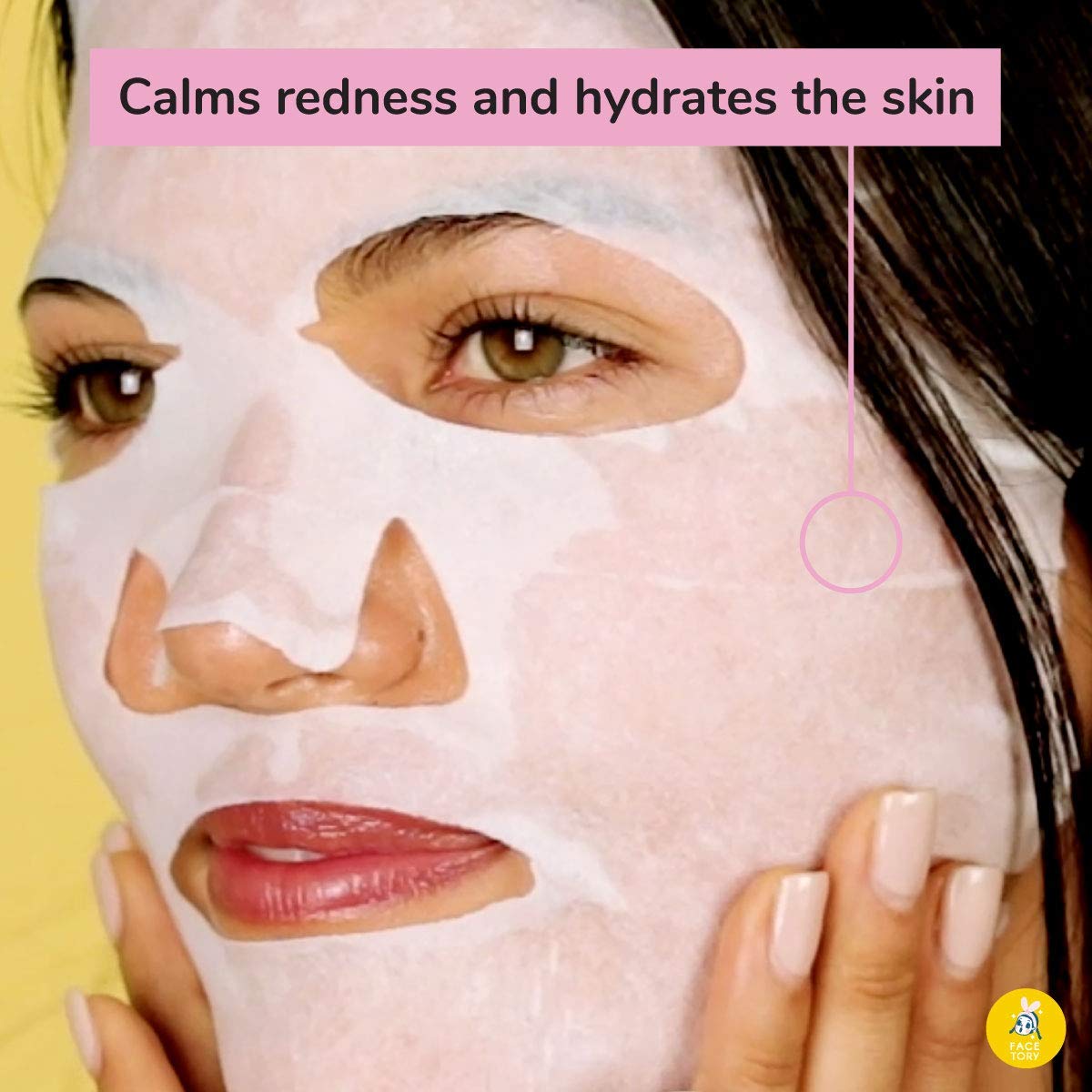 K Beauty Face Mask Skin Care - SUN BAE SOOTHING Sheet Mask with Aloe & Shea Butter | after Sun Care, Soothe & Restore (5 Pack)