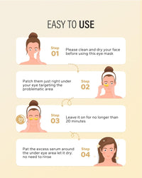 24K Gold under Eye Patches (25 Pairs), Eye Mask, Collagen Skin Care Products, Eye Patches for Puffy Eyes, Eye Masks for Dark Circles and Puffiness