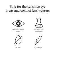 Gentle Oil-Free Eye Makeup Remover & Cleanser for Sensitive Eyes, Non-Greasy Makeup Remover, Waterproof Mascara Remover, Dermatologist & Ophthalmologist Tested, 8 Fl. Oz