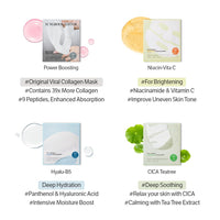 Deep Collagen Overnight Mask 37Gx4Ea | Original Hydrating Collagen Face Mask | Real Collagen 2,160,000PPB for Elasticity |Tiktok Trend Items Korean Skin Care