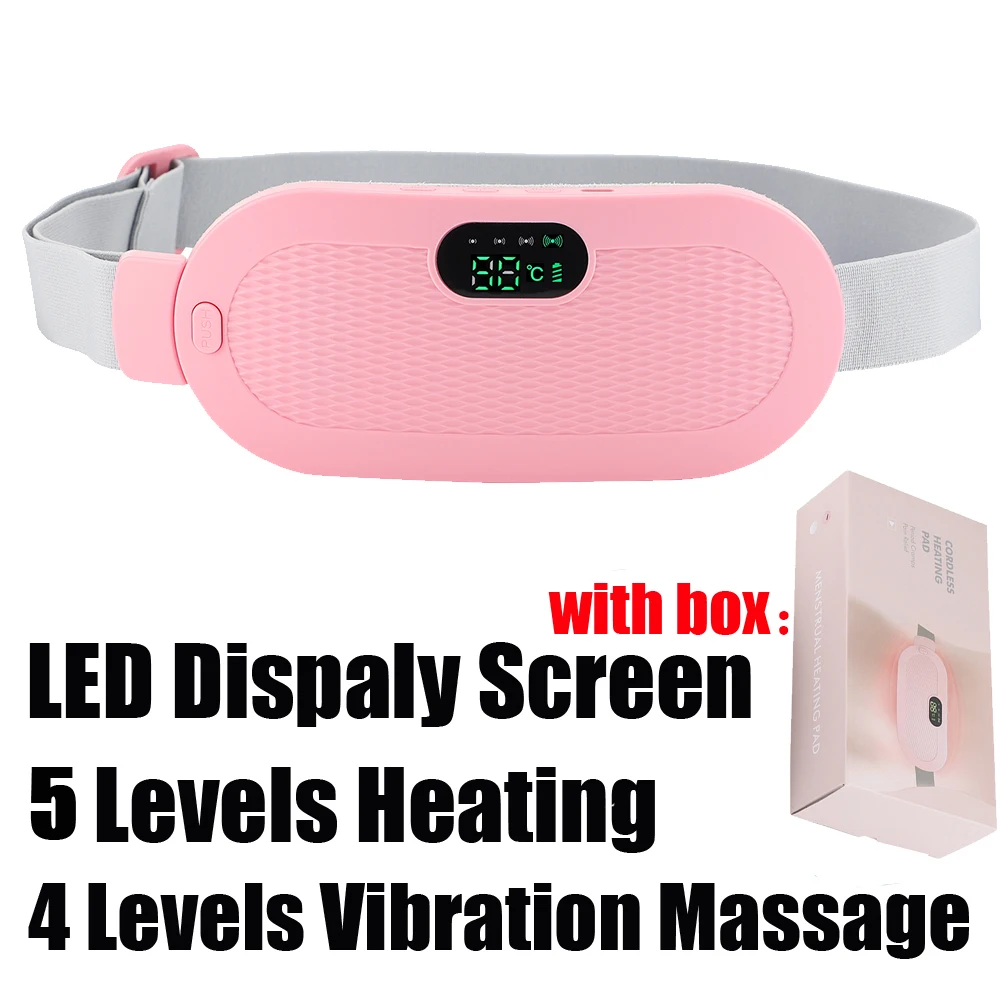 Electric Heating Massager Belt for Menstrual Relief.