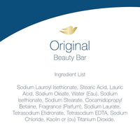 Beauty Bar Gentle Skin Cleanser Moisturizing for Gentle Soft Skin Care Original Made with 1/4 Moisturizing Cream 3.75 Oz, 14 Bars