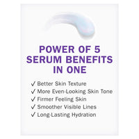 Super Serum - Niacinamide, Vitamin C & E, Collagen Peptide, AHA - 5-In-1 Skin Care Benefits for Face - Healthy Glow, Brightening, Hydrating, Smoothing, Firming, Evens Tone, Anti-Aging, 1.0 Oz