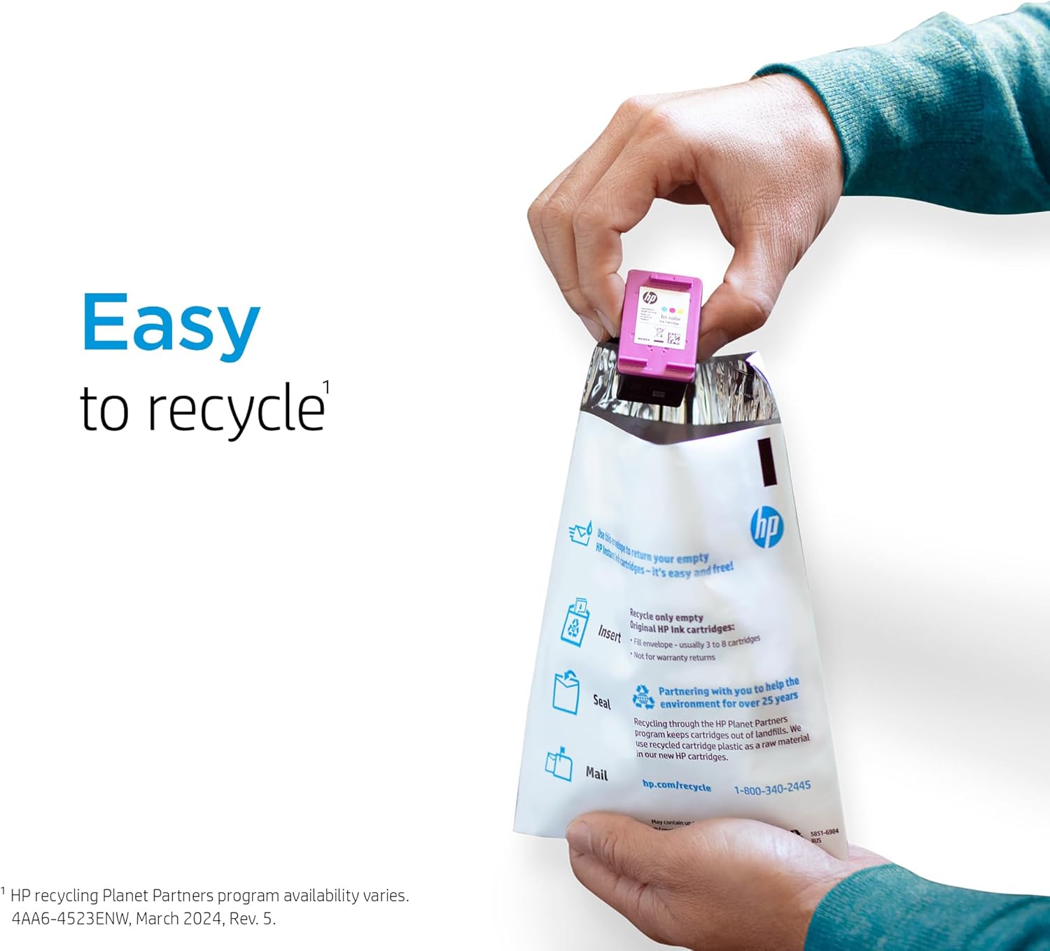 67XL Black High-Yield Ink Cartridge | Works with  Deskjet 1255, 2700, 4100 Series,  ENVY 6000, 6400 Series | Eligible for Instant Ink | One Size | 3YM57AN