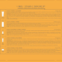 Skin Care Set Vitamin C Women Beauty Gift Sets Skin Care Kit with Cleanser, Toner, Serum, Eye Cream, Face Cream Travel Kit for Women Teen Girls Mom Daughter Birthday Tsa-Friendly Sizes 5Pcs