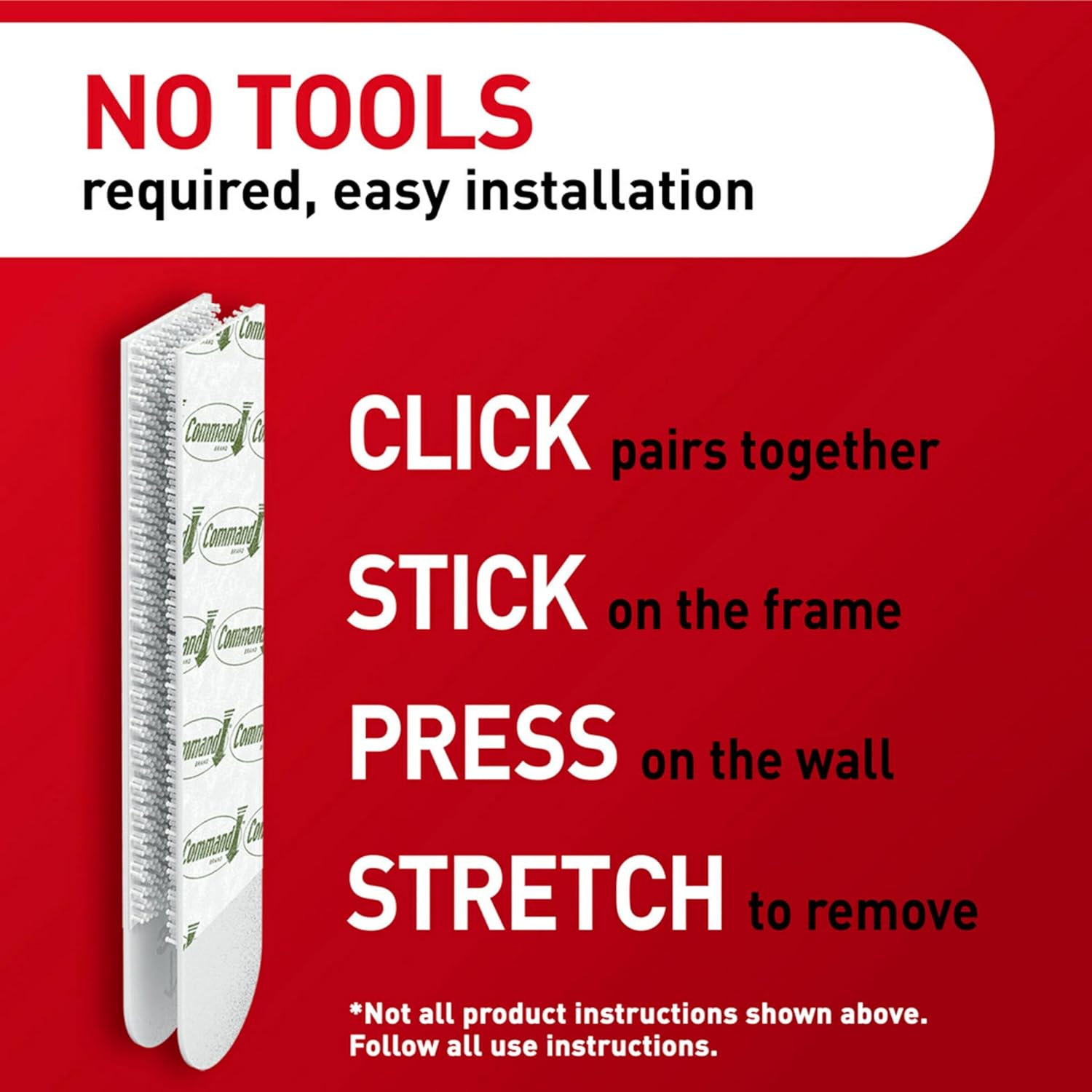 15 Lb Large Picture Hanging Strips 14 Pairs (28  Strips), Damage-Free Hanging Picture Hangers, No Tools Wall Hanger for Home Decor, White Adhesive