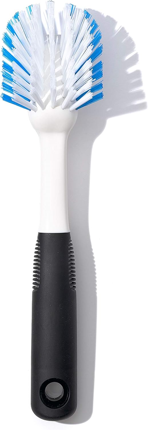 Good Grips Dish Brush, White/Black, 1EA