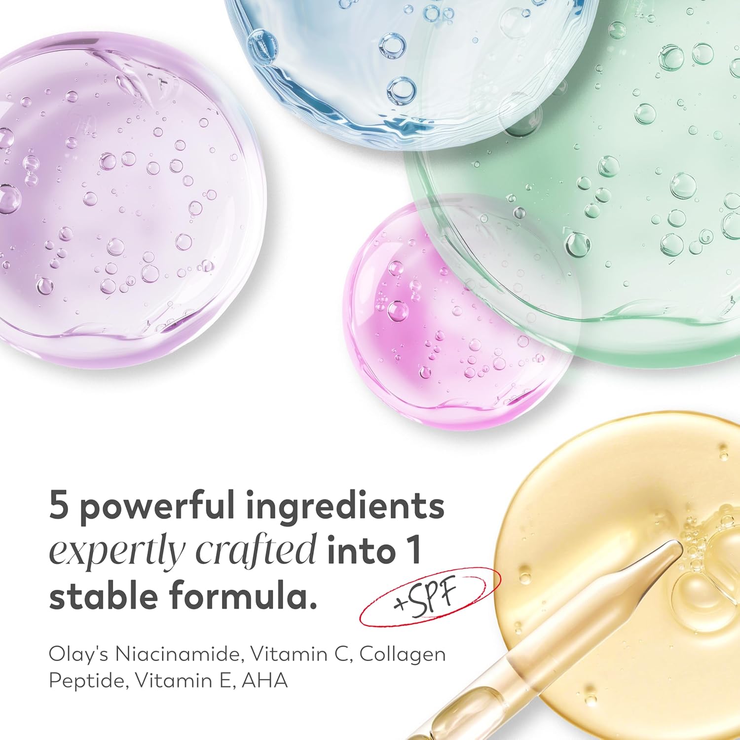 Super Cream with Sunscreen SPF 30, Lightweight Face Moisturizer with Sun Protection, 5-In-1 Skin Care Benefits - Hydrating, Brightening, Firming - Niacinamide, Vitamin C, Collagen Peptide, 1.7 Oz