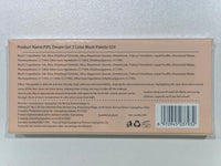 3 Color Matte Pink Blush Palette with Brush, Long Lasting Cheek Makeup, Light and Smooth Blush Powder for Face Beauty