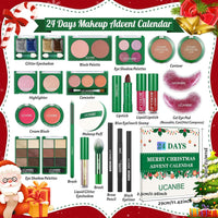 Makeup Advent Calendar 2025, 24 Days Christmas Makeup Gift Set for Adult Women & Teen Girls,  2025 Xmas Countdown Calendar Beauty & Cosmetics Holiday Surprise Make up Gift Kits for Women Full Kit
