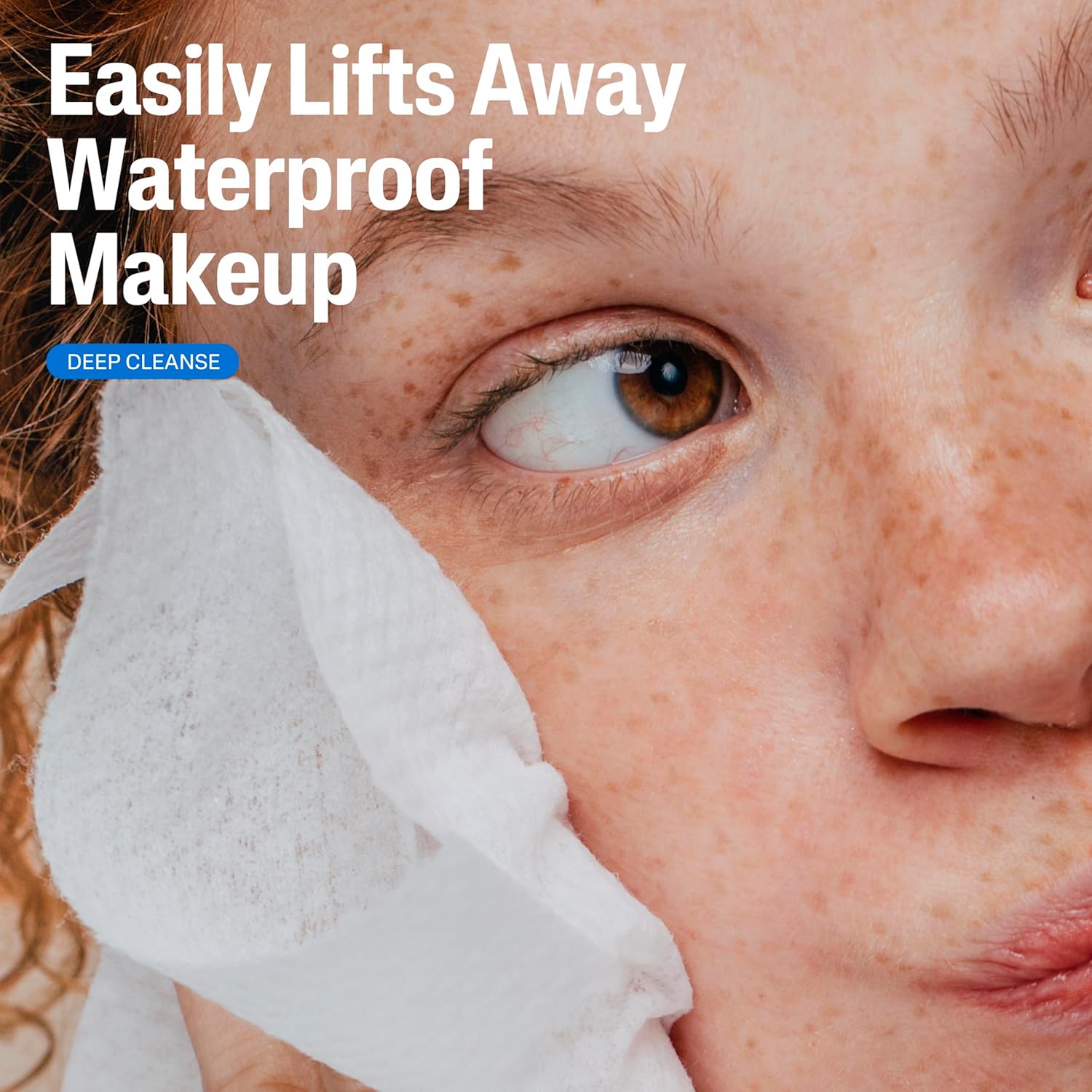 Gentle Makeup Removing Face Wipes, Daily Cleansing Facial Towelettes Gently Remove Makeup, Fragrance and Alcohol Free, 25 Count