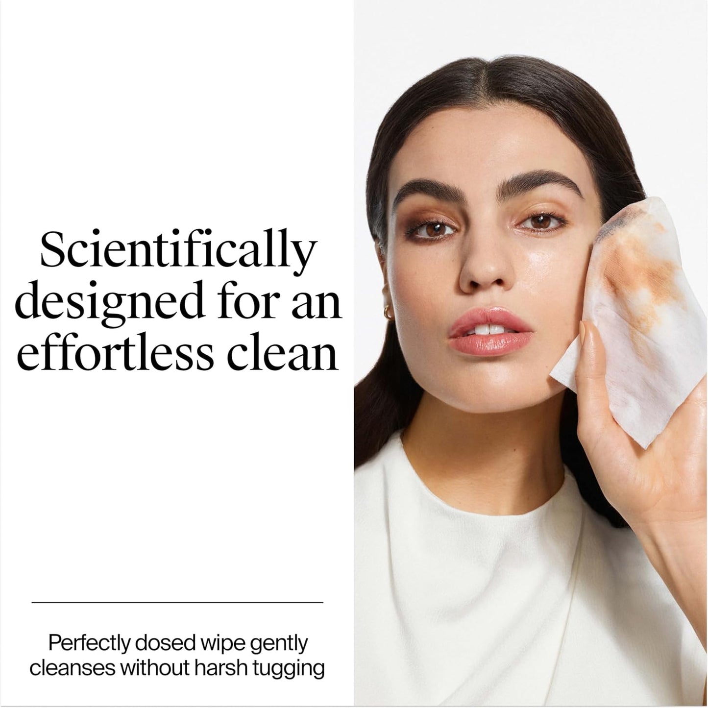 Fragrance-Free Makeup Remover Wipes, Daily Ultra-Soft Micellar Cleansing Wipes Gently Remove Oil & Waterproof Makeup, Hypoallergenic, Made with Plant-Based Cloth, 25 Ct