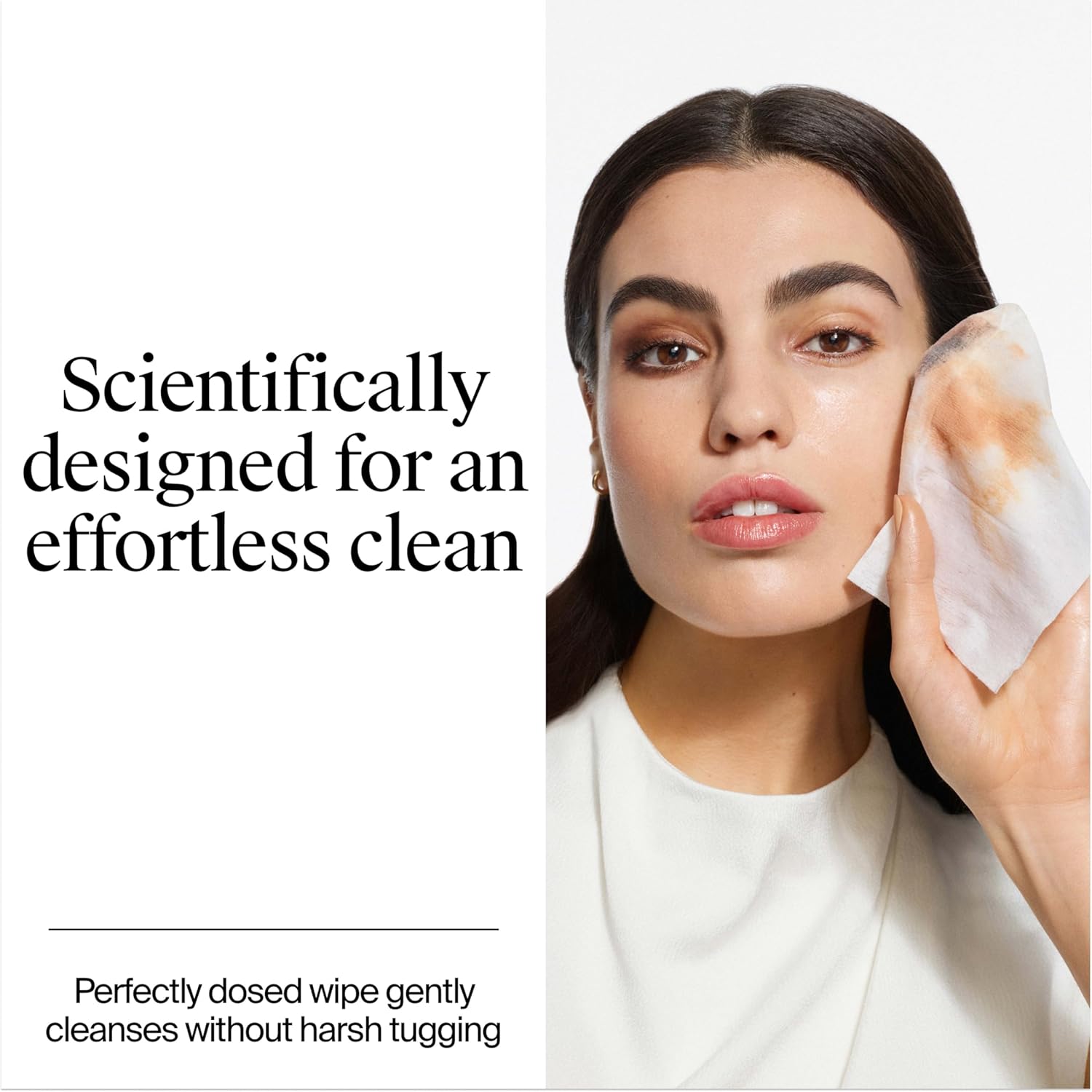 Fragrance-Free Makeup Remover Wipes, Daily Ultra-Soft Micellar Cleansing Wipes Gently Remove Oil & Waterproof Makeup, Hypoallergenic, Made with Plant-Based Cloth, 25 Ct
