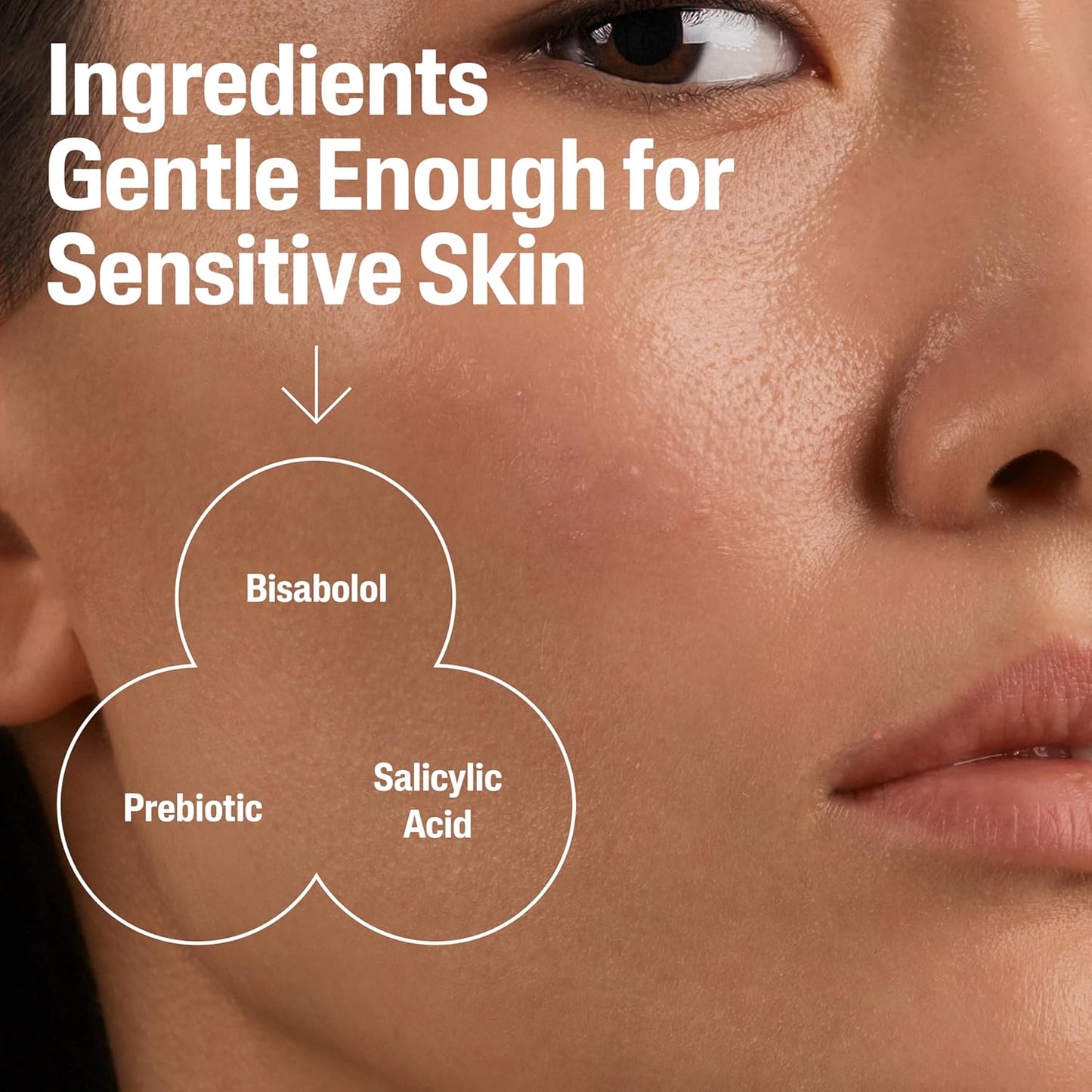 Face Moisturizer, Gentle Clear Mattifying Acne Moisturizer with 0.5% Salicylic Acid, Hydrates and Treats Sensitive Acne Prone Skin, Skin Care for Sensitive Skin, 3Oz