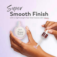 Super Serum - Niacinamide, Vitamin C & E, Collagen Peptide, AHA - 5-In-1 Skin Care Benefits for Face - Healthy Glow, Brightening, Hydrating, Smoothing, Firming, Evens Tone, Anti-Aging, 1.0 Oz