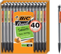 Xtra Smooth Mechanical Pencil with 0.7 Mm Medium Point, Refillable and Retractable, 40-Count Pack