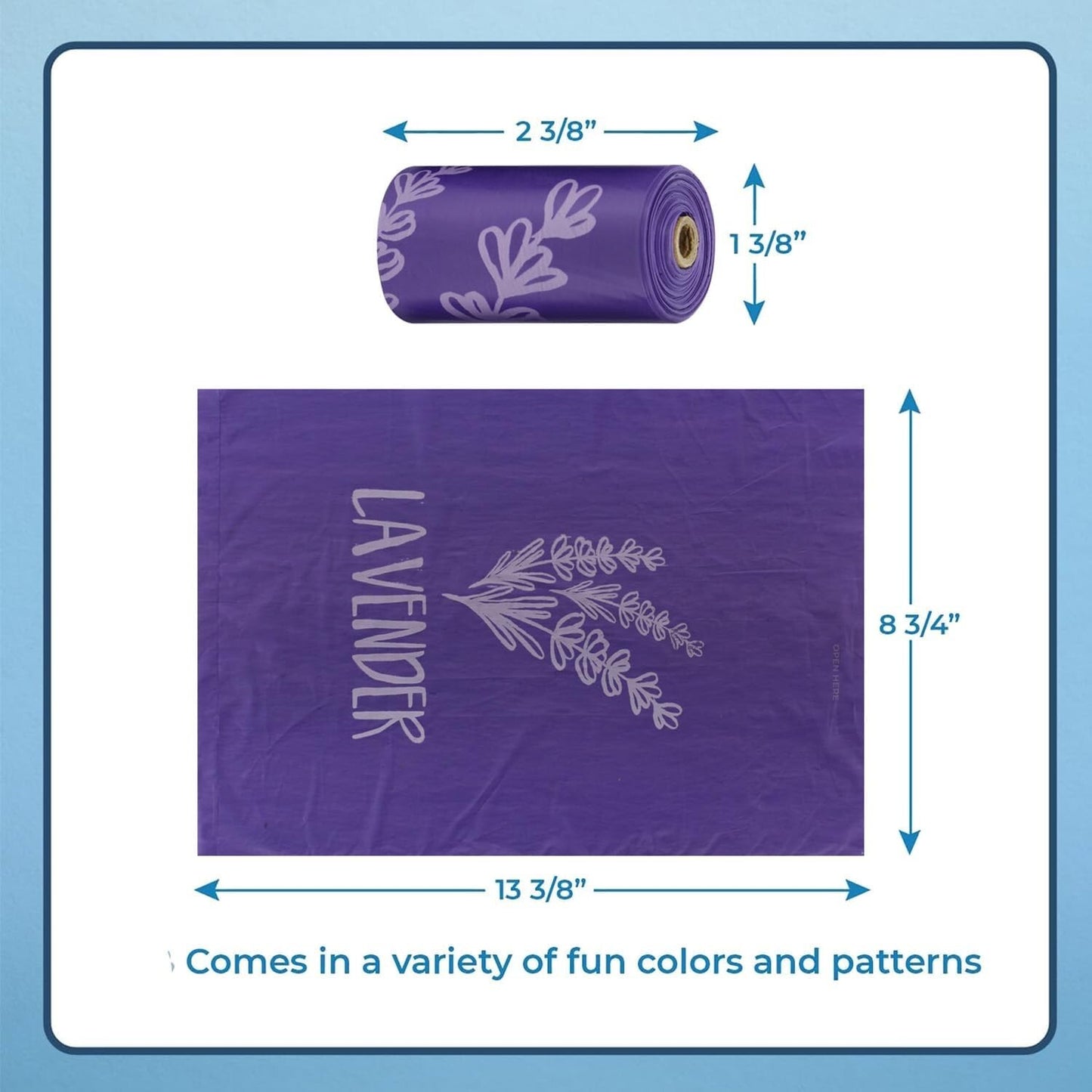 Best Pet Supplies Dog Poop Bags for Waste (150 Bags) Leak Proof, Tear Resistant