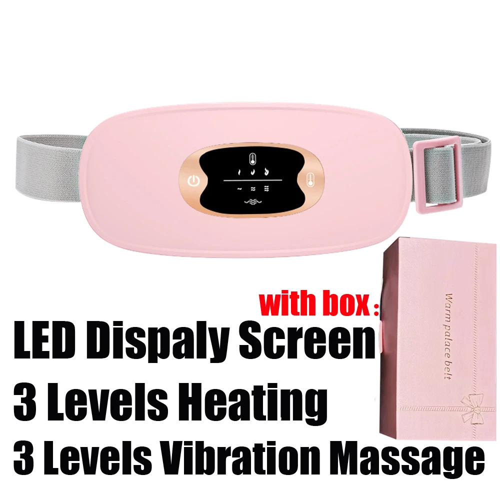 Electric Heating Massager Belt for Menstrual Relief.