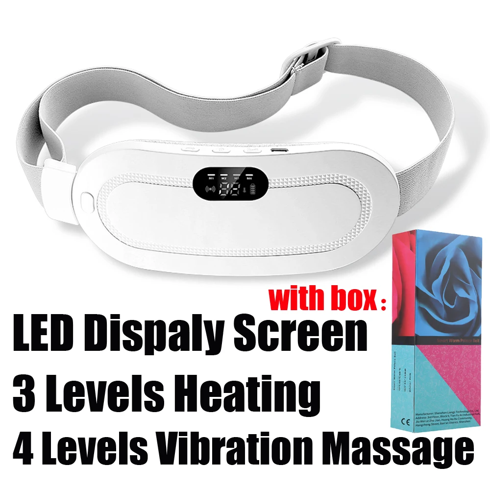 Electric Heating Massager Belt for Menstrual Relief.