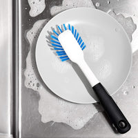 Good Grips Dish Brush, White/Black, 1EA