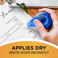 Wite-Out Brand EZ Correct Correction Tape, 19.8 Feet, 4-Count Pack of White Correction Tape, Fast, Clean and Easy to Use Tear-Resistant Tape Office or School Supplies