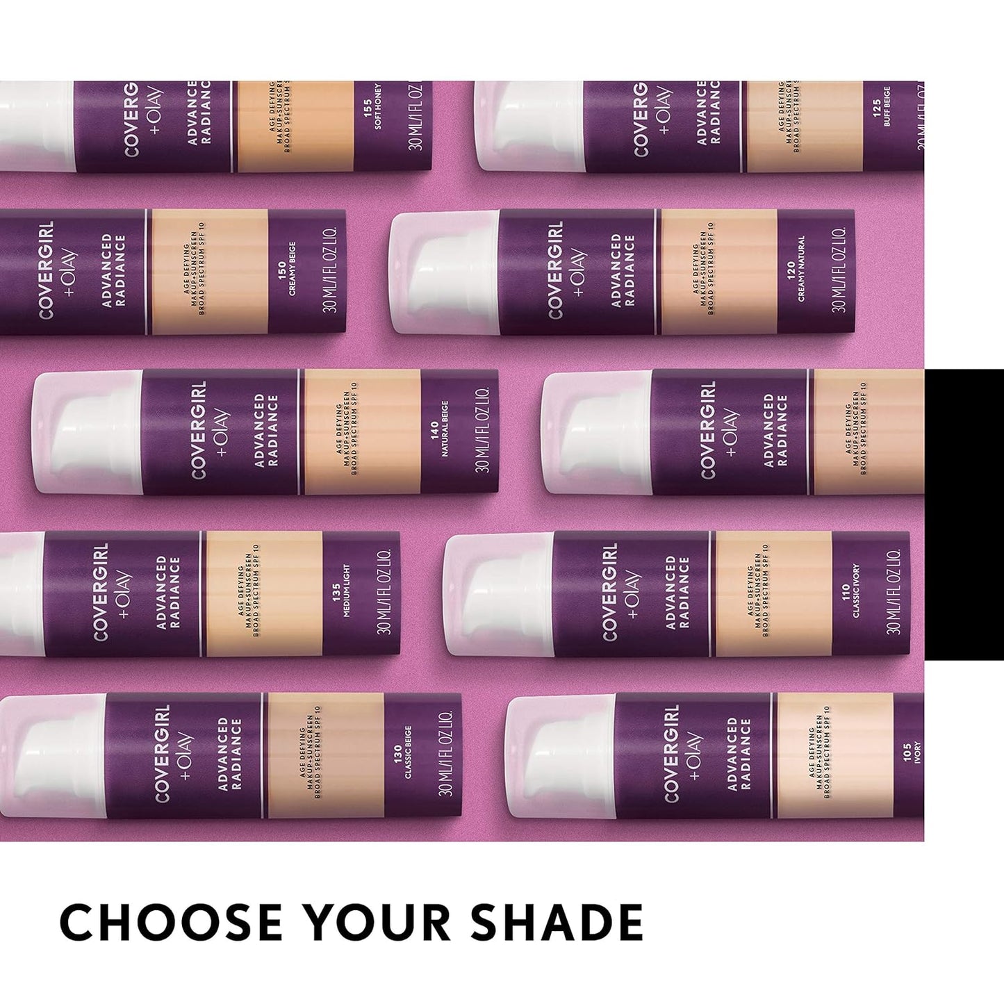 Advanced Radiance Age Defying Foundation Makeup Creamy Beige, 1 Oz