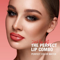 6 Matte Lip Liner with 6 Nourishing Lip Oil Lip Gloss Set, Long-Lasting and Hydrating 2 in 1 Makeup Set, Beauty Daily Cosmetics Gift for Girls