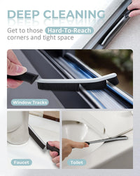 Crevice Cleaning Brush - Grout Scrub Brush, House Cleaning Supplies, Gap Cleaning Tools, Home Essentials, Gifts for Women Men, Hard Bristle Crevice Cleaner Brush for Household Use, Bathroom