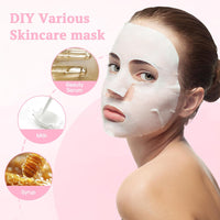 100PCS Compressed Cotton Facial Mask Sheets, Disposable DIY Mask Paper Beauty Tool for Skin Care, Cotton Masks for Home, Travel