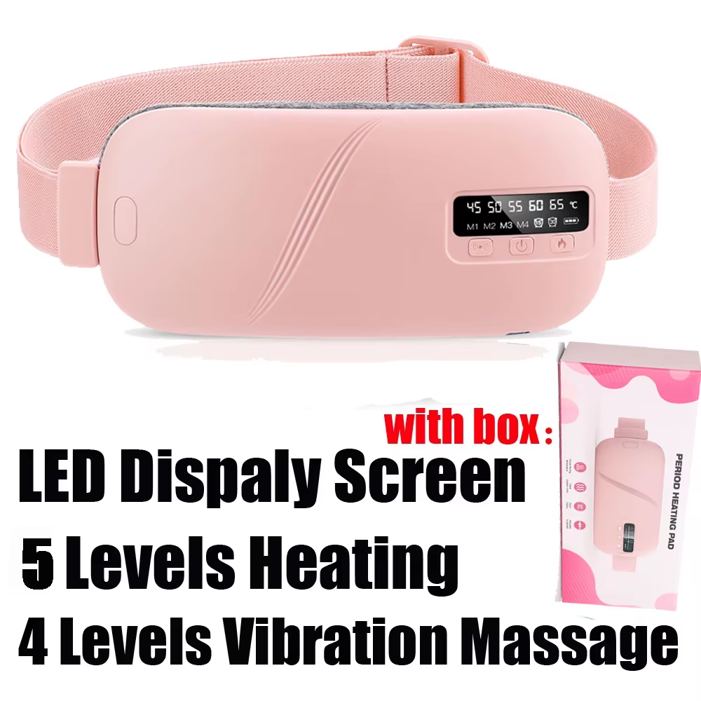 Electric Heating Massager Belt for Menstrual Relief.