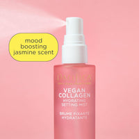 Beauty Vegan Collagen Hydrating Setting Mist – Hydrating Illuminating Face Primer for Dewy Skin, W/Vegan Collagen & Squalane for Radiant Glow, Soft-Focus Pore Blurring Makeup Base